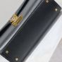 YSL CASSANDRA Mini top handle bag in grain de poudre embossed leather