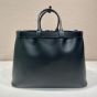 Prada Buckle leather bag with belt