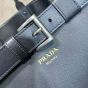 Prada Buckle leather bag with belt