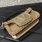 VALENTINO GARAVANI LOCÒ SMALL EMBROIDERED SHOULDER BAG