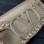 VALENTINO GARAVANI LOCÒ SMALL EMBROIDERED SHOULDER BAG