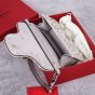 Valentino SMALL LOCÒ SHOULDER BAG WITH CRYSTALS
