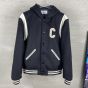 Celine hooded teddy jacket in cashmere wool