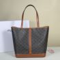 Celine MEDIUM CABAS IN TRIOMPHE CANVAS AND CALFSKIN