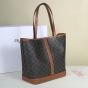 Celine MEDIUM CABAS IN TRIOMPHE CANVAS AND CALFSKIN