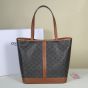 Celine MEDIUM CABAS IN TRIOMPHE CANVAS AND CALFSKIN
