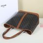 Celine MEDIUM CABAS IN TRIOMPHE CANVAS AND CALFSKIN