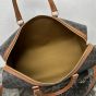 Celine LARGE TRAVEL BAG IN TRIOMPHE CANVAS AND CALFSKIN