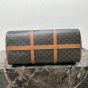 Celine LARGE TRAVEL BAG IN TRIOMPHE CANVAS AND CALFSKIN