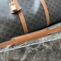 Celine LARGE TRAVEL BAG IN TRIOMPHE CANVAS AND CALFSKIN