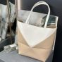 LOEWE Puzzle Fold Tote in shiny calfskin