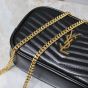 YSL MINI LOU in quilted leather