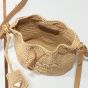 Prada Crochet and leather mini-bucket bag