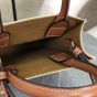MINI VERTICAL CABAS IN TRIOMPHE CANVAS AND CALFSKIN WITH CELINE PRINT