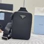 Prada Brique Saffiano leather bag