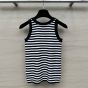 Celine marinière tank top in ribbed cotton jersey