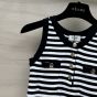 Celine marinière tank top in ribbed cotton jersey
