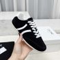 CELINE JOGGER LOW LACE-UP SNEAKER WITH TRIOMPHE in SUEDE CALFSKIN AND CALFSKIN