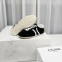 CELINE JOGGER LOW LACE-UP SNEAKER WITH TRIOMPHE in SUEDE CALFSKIN AND CALFSKIN
