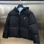 Prada Re-Nylon Gabardine hooded down jacket