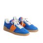 Valentino UPVILLAGE LOW TOP SNEAKER IN CRUST LEATHER AND NYLON