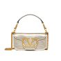 Valentino SMALL VALENTINO GARAVANI LOCÒ METALLIC CALFSKIN SHOULDER BAG