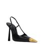 YSL JEANNE SLINGBACK PUMPS IN SMOOTH LEATHER