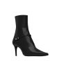 YSL VENDOME booties in glazed leather
