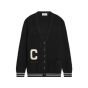 Celine long college cardigan in wool