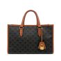 Celine MINI HORIZONTAL CABAS IN TRIOMPHE CANVAS AND CALFSKIN
