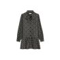 Celine Basque mini dress in silk twill