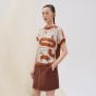 Hermès "Garde-Robe Pop" short-sleeve twillaine sweater