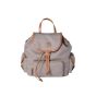 MIU MIU Canvas and leather backpack