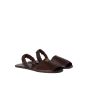 MIU MIU Ruches nappa leather sandals