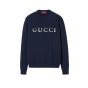 Wool sweater with Gucci intarsia