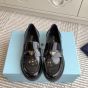 Prada Brushed leather loafers