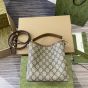 Gucci GG Emblem mini bucket bag