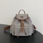 MIU MIU Canvas and leather backpack
