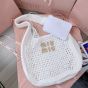 MIU MIU Woven fabric hobo bag