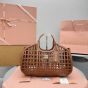 MIU MIU Leather basket