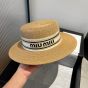 Miu Miu Woven fabric hat