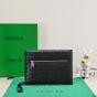 Bottega Veneta Small Intrecciato Document Case With Wristlet