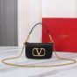 VALENTINO GARAVANI LOCÒ SMALL SHOULDER BAG IN CALFSKIN