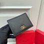 Valentino VLOGO SIGNATURE GRAINY CALFSKIN WALLET