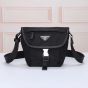 Prada Re-Nylon and Saffiano leather shoulder bag