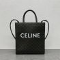 Medium Vertical Cabas in Triomphe Canvas with Celine Print