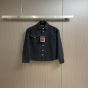 Denim shirt with Gucci embroidery