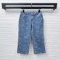 Gucci Low waist cropped denim pant
