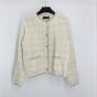 Gucci Wool and lamé check jacquard cardigan