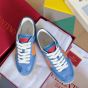 Valentino UPVILLAGE LOW TOP SNEAKER IN CRUST LEATHER AND NYLON